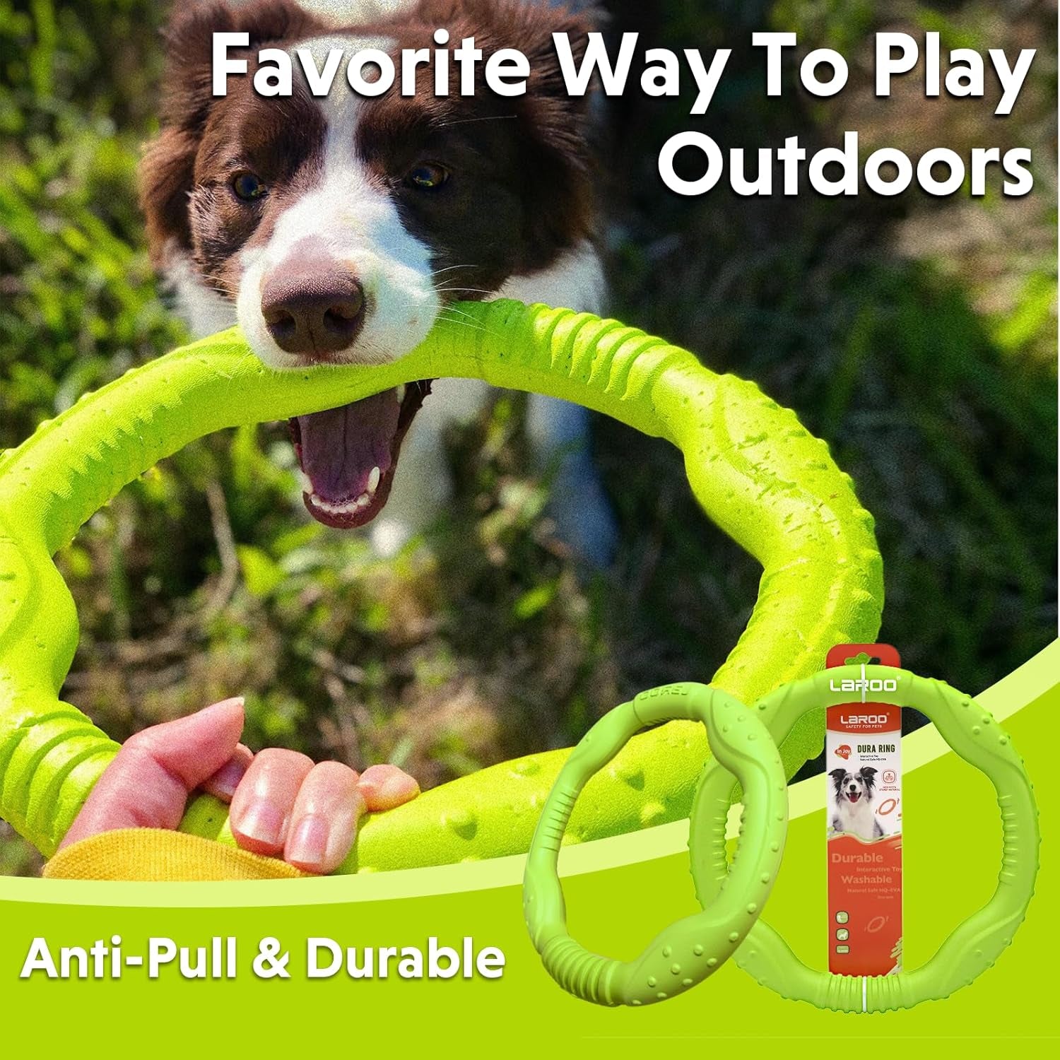 Dog Toys for Aggressive Chewers,¡¾Floatable¡¿ Dog Flying Disc, Dog Tug Toy, Interactive Dog Toys, Dog Teeth Cleaning, Tug of War Dog Toy, Dog Chew Toys, Dog Teething Toys for Catch, Fetch